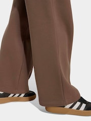 adidas Originals Brown Essentials Wide Leg Joggers Fleece - Image 5 of 7