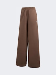 adidas Originals Brown Essentials Wide Leg Joggers Fleece - Image 6 of 7