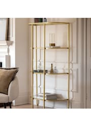 Gallery Home Pewter Grey Minster Display Unit - Image 1 of 3