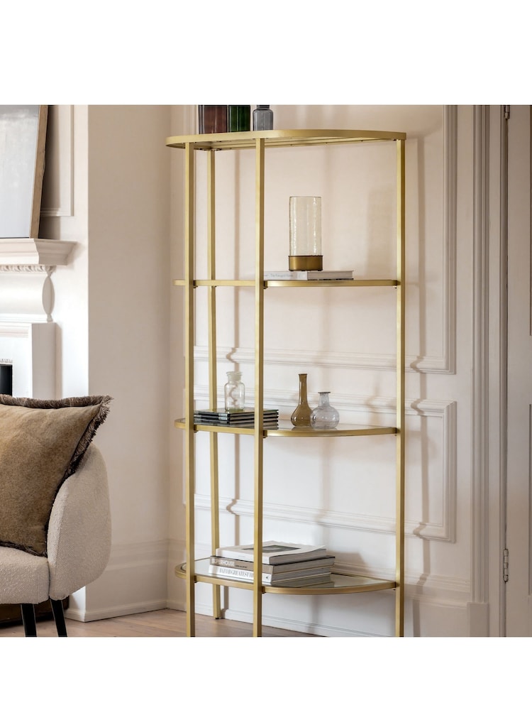 Gallery Home Pewter Grey Minster Display Unit - Image 1 of 3