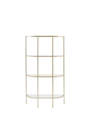 Gallery Home Pewter Grey Minster Display Unit - Image 3 of 3