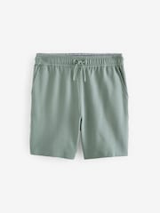 Grey/Sage Green Texture Lightweight Joggers Shorts 2 Pack - Image 11 of 15