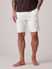 Grey/Sage Green Texture Lightweight Joggers Shorts 2 Pack - Image 5 of 15