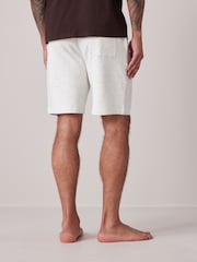 Grey/Sage Green Texture Lightweight Joggers Shorts 2 Pack - Image 6 of 15