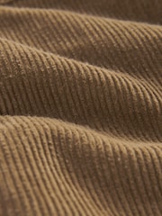 Stone Natural Corduroy Borg Lined Shacket - Image 12 of 12