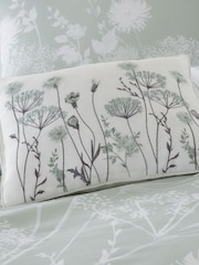 Catherine Lansfield White Meadowsweet Cushion - Image 1 of 3
