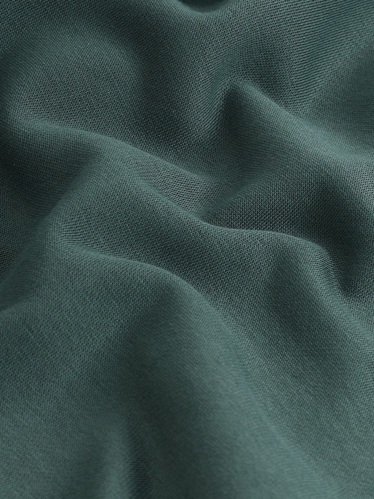 Green Regular Fit Jersey Cotton Rich Crew Sweatshirt - Image 8 of 8