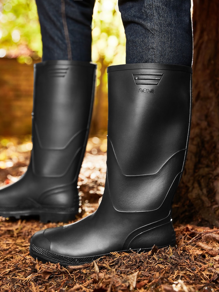 Black Wellington Boots - Image 1 of 6
