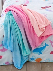 Catherine Lansfield Mermaid Cosy Fleece Throw - Imagem 2 de 4