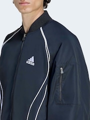 adidas Originals Black Teamgeist Padded Jacket - Image 4 of 5