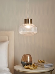 Clear Lexington Easy Fit Lamp Shade - Image 1 of 4