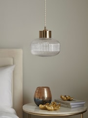 Clear Lexington Easy Fit Lamp Shade - Image 2 of 4