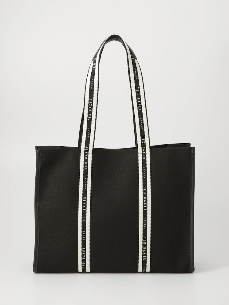Ted Baker Georjey Branded Webbing Canvas Tote - Larawan 1 ng 4 Ted Baker Georjey Branded Webbing Canvas Tote - Larawan 1 ng 4