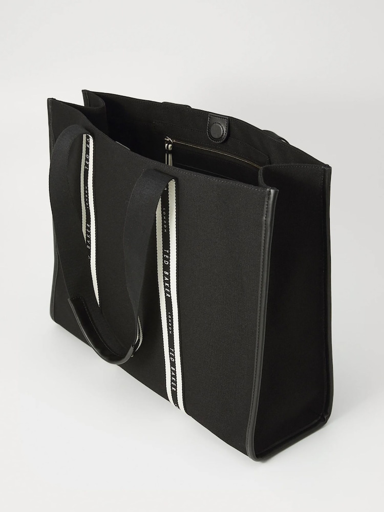 Ted Baker Georjey Branded Webbing Canvas Tote - Larawan 2 ng 4 Ted Baker Georjey Branded Webbing Canvas Tote - Larawan 2 ng 4