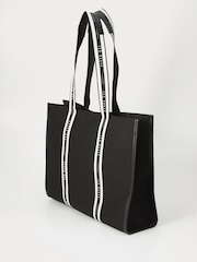 Ted Baker Georjey Branded Webbing Canvas Tote - Larawan 4 ng 4