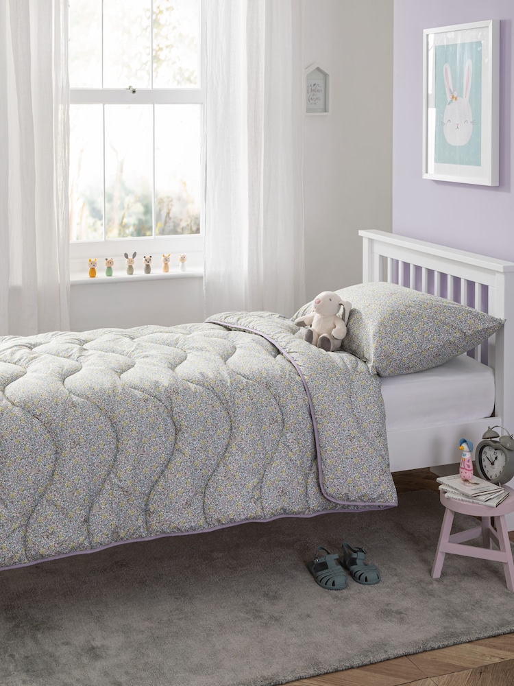 Night Lark Green Junior - In the Garden - Children's Coverless Duvet & Pillowcase Set - Image 1 of 3