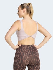 adidas Purple Power Light Support Bra Tank Top - Image 2 of 7