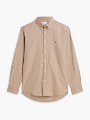 Tommy Hilfiger Brown Regular Fit Flex Flannel Shirt - Image 5 of 6