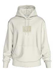 Calvin Klein Green Logo Embroidery Patch Hoodie - Image 1 of 3