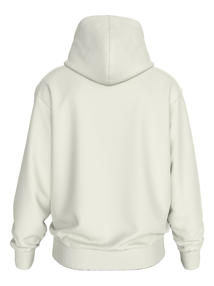 Calvin Klein Green Logo Embroidery Patch Hoodie - Image 2 of 3