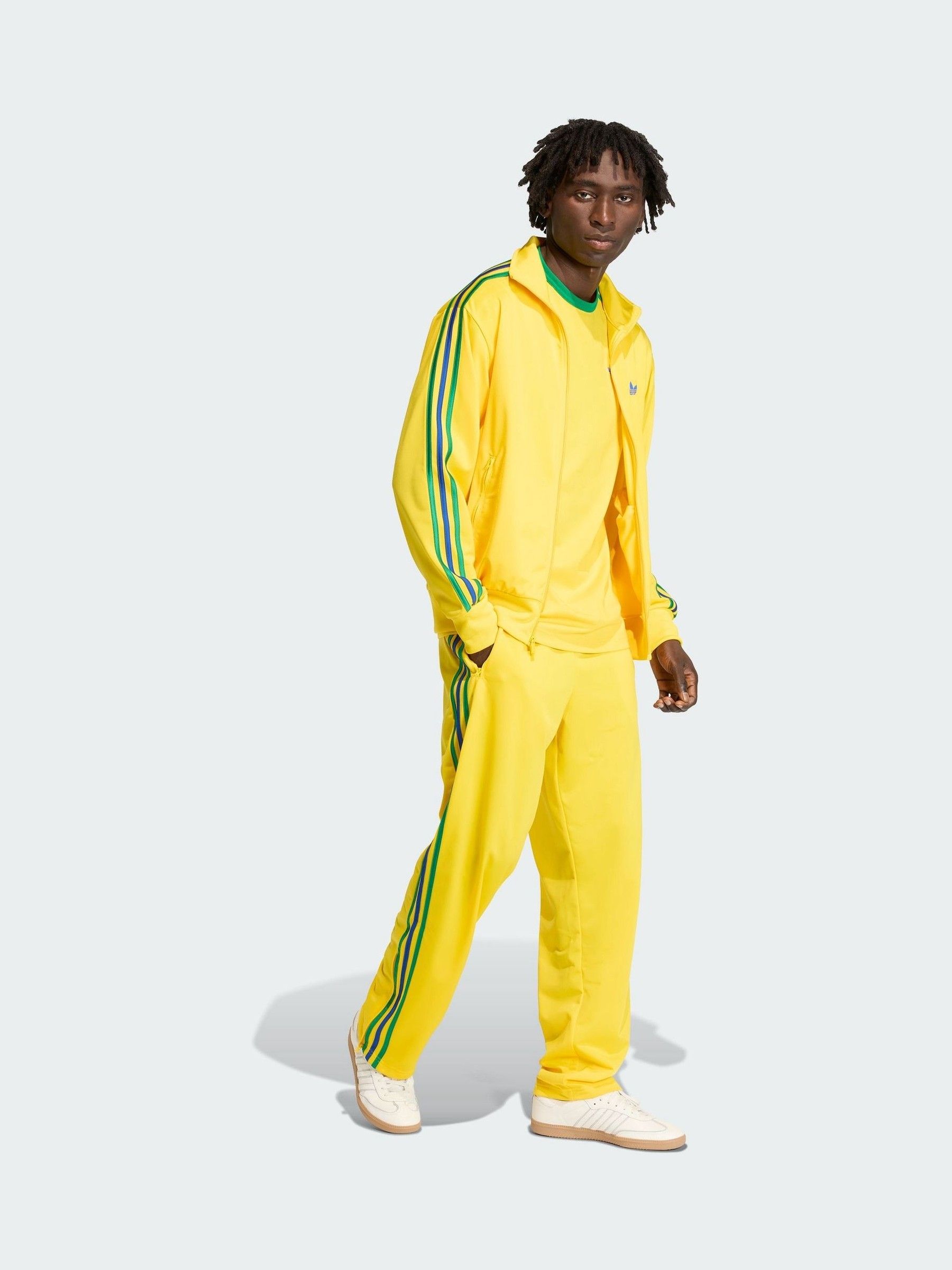 Buy adidas Originals Yellow Firebird Track Tracksuit Bottoms from