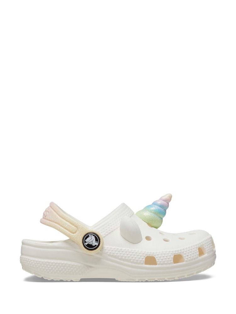 Crocs Natural Toddler I AM Rainbow Unicorn Clogs - Image 1 of 7