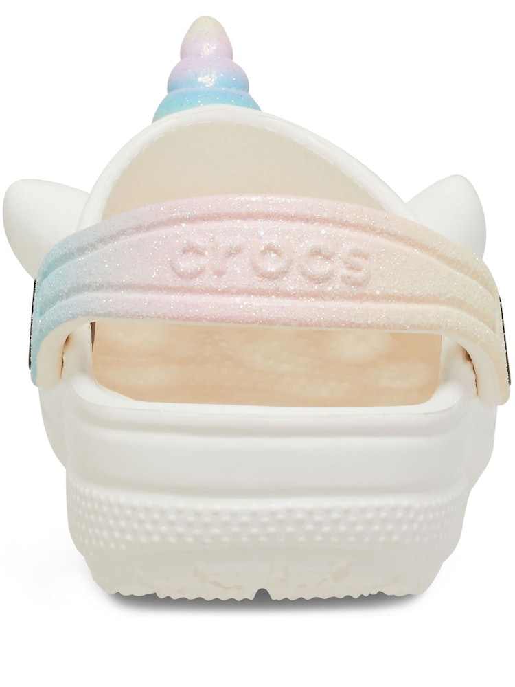 Crocs Natural Toddler I AM Rainbow Unicorn Clogs - Image 2 of 7