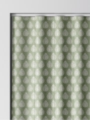 Emily Bond Sage Green Jaipur Made to Measure 100% Cotton Curtains - Image 7 of 9