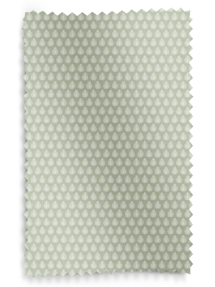 Emily Bond Sage Green Jaipur Made to Measure 100% Cotton Curtains - Image 9 of 9