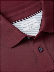 Tommy Hilfiger Red 1985 Regular Fit Long Sleeve Polo Shirt - Image 9 of 9