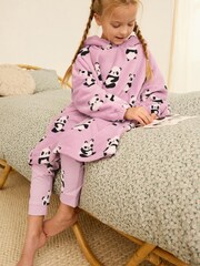 Pink Panda Character Hooded Blanket (3-16yrs) - Image 2 of 8