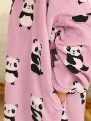 Pink Panda Character Hooded Blanket (3-16yrs) - Image 5 of 8