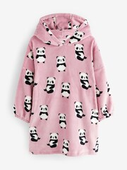 Pink Panda Character Hooded Blanket (3-16yrs) - Image 6 of 8
