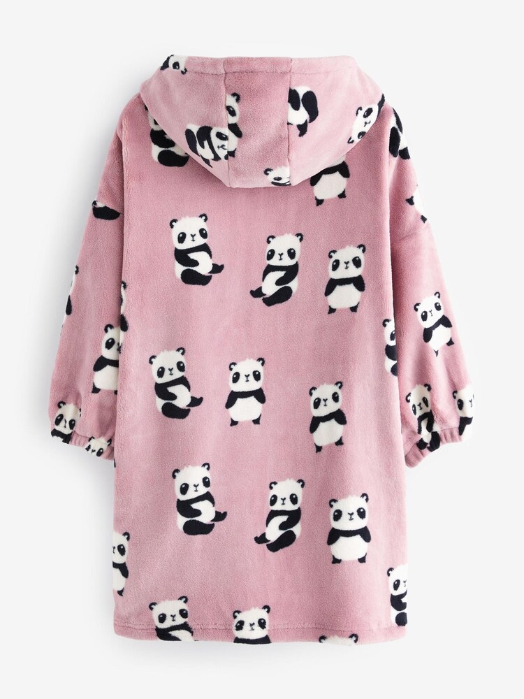 Pink Panda Character Hooded Blanket (3-16yrs) - Image 7 of 8