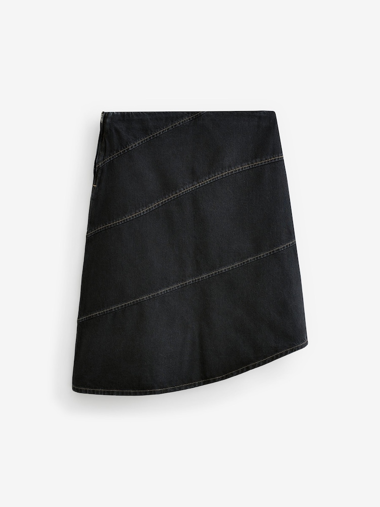 Cotton On Black Marli Denim Midi Skirt - Image 1 of 1