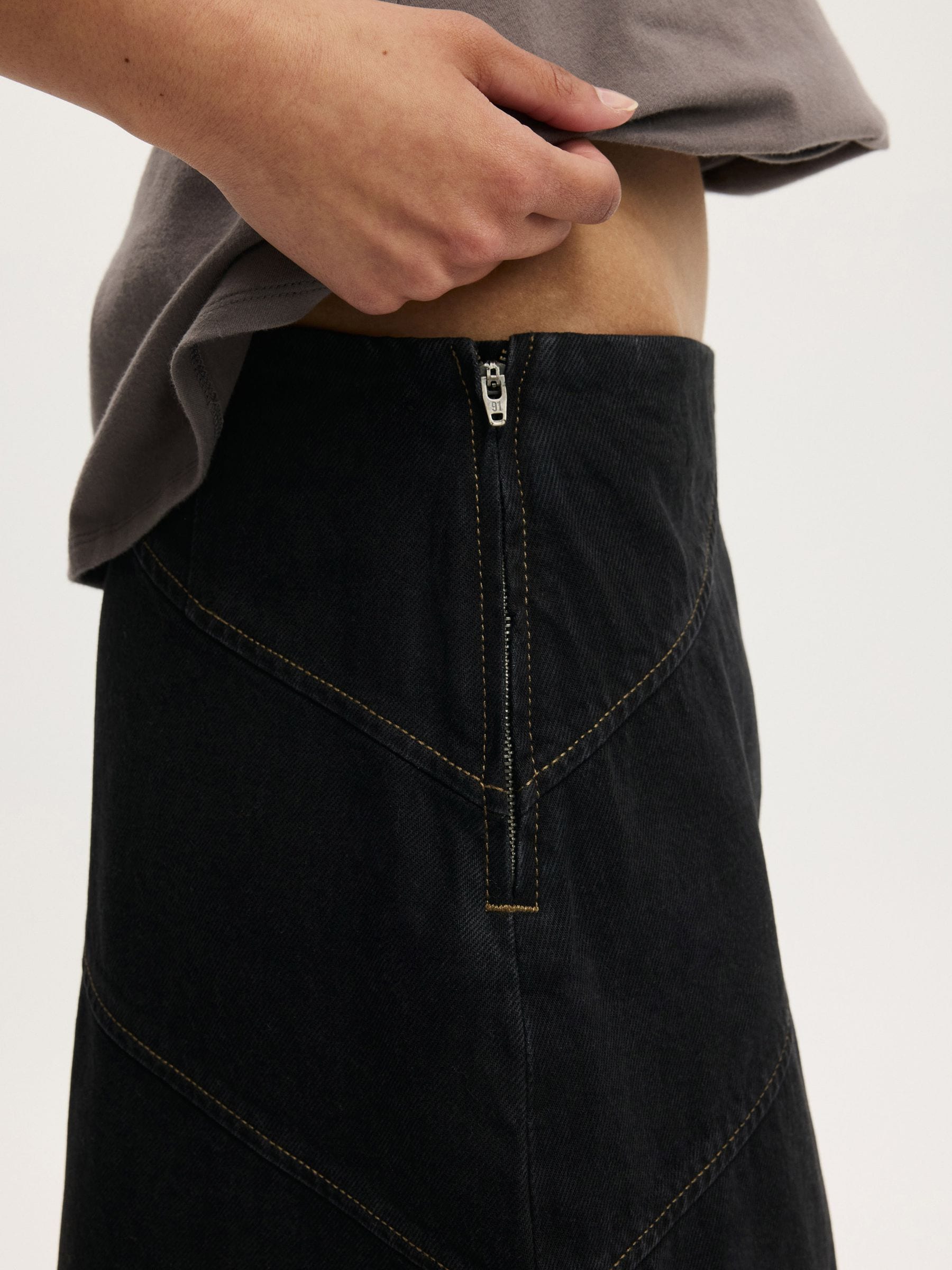 Buy Cotton On Black Marli Denim Midi Skirt from the Next UK online
