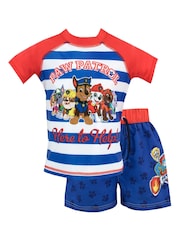 Character Blue White Paw Patrol Swim Set - Image 1 of 4
