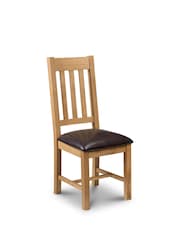 Julian Bowen Set of 2 Wood Astoria Dining Chairs - Image 3 of 4