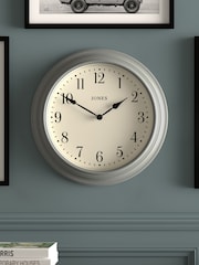 Jones Clocks Grey A Classic Wall Clock - Image 1 of 4