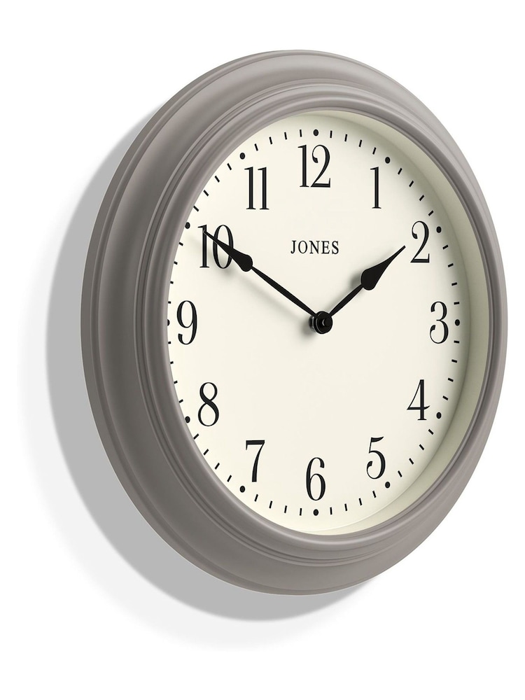 Jones Clocks Grey A Classic Wall Clock - Image 4 of 4