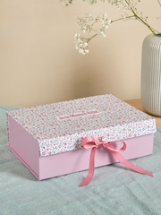 JoJo Maman Bébé Pink Ditsy Gift Box - Image 1 of 2