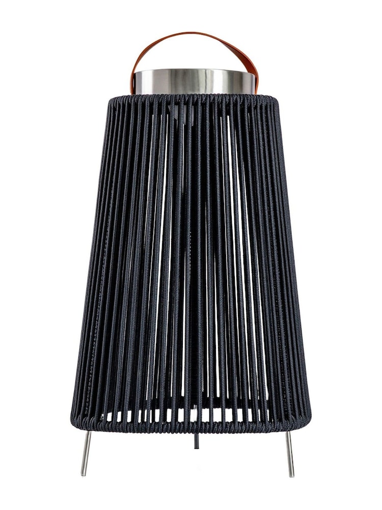 Gallery Black Garden Large Cabra LED Solar Lantern - Image 4 of 4