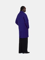 Whistles Blue Anita Wool Boucle Coat - Image 2 of 4