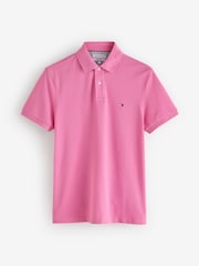 Tamsiai rožinė - Įprastas kirpimas - Tommy Hilfiger 1985 pikė polo marškinėliai - 5 paveikslėlis iš 6