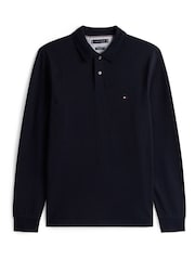 Tommy Hilfiger Blue Plus 1985 Regular Fit Long Sleeve Polo Shirt - Image 1 of 1