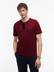 Tommy Hilfiger Red Flag Embroidery Crew Neck T-Shirt - Image 1 of 5