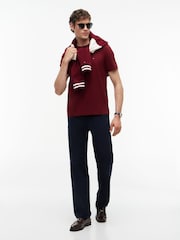 Tommy Hilfiger Red Flag Embroidery Crew Neck T-Shirt - Image 4 of 5