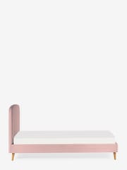 Opulent Velvet Blush Pink Kids Matson Standard Upholstered Bed - Image 6 of 7