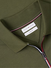 Tommy Hilfiger Green Fluid Cotton Long Sleeve Polo Shirt - Image 6 of 6