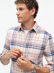 Alb - Tommy Hilfiger Regular Fit Tartan Check Flannel Shirt - Imaginea 3 din 6